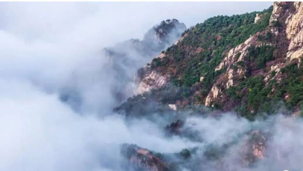 组图丨岱宗秋深 云涛漫染“仙”气十足