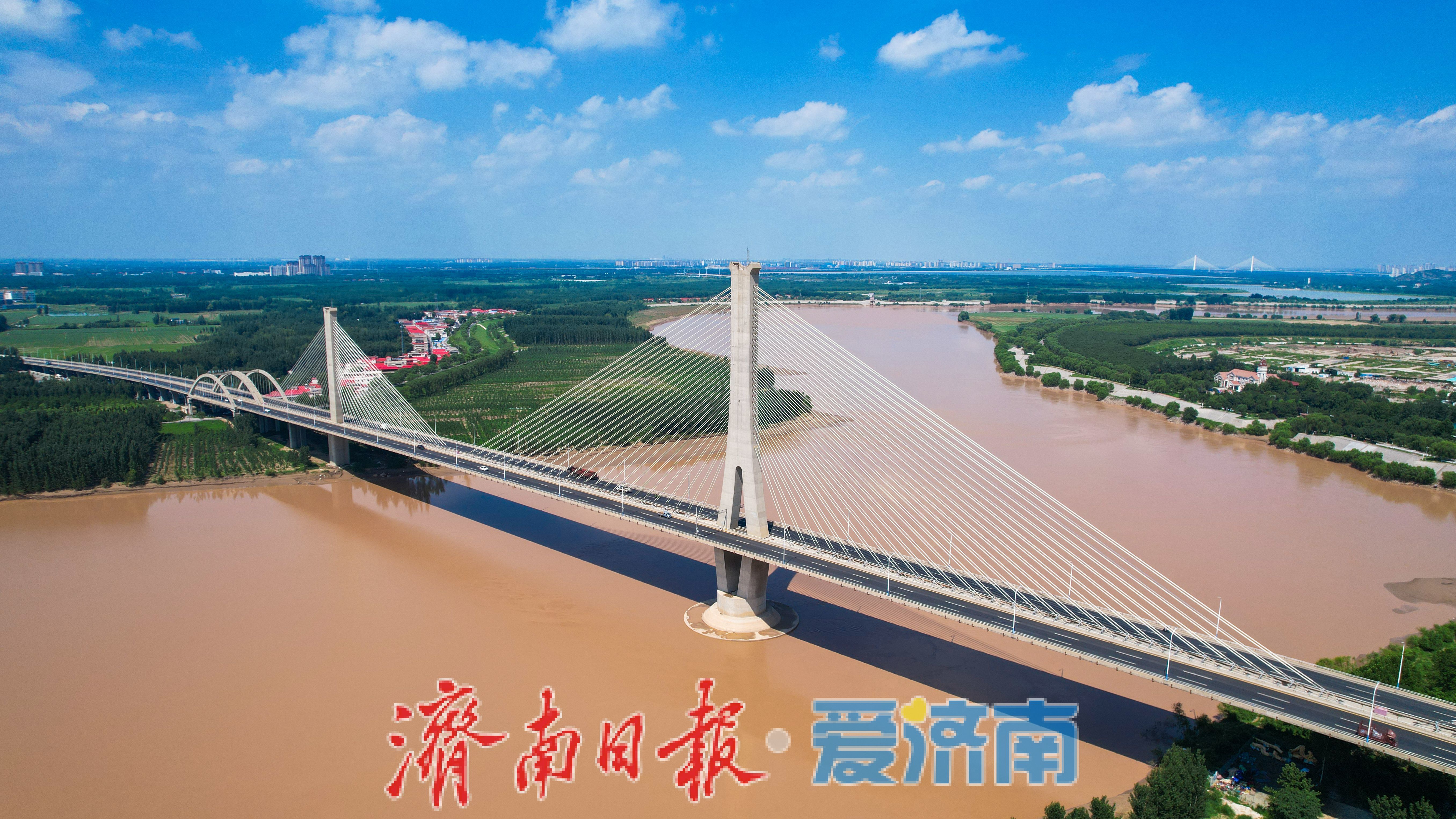 济南黄河美景如画,生态廊道尽显泉城魅力