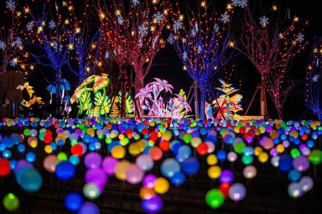 济南新春赏灯新选择，起步区鹊山生态文化区上演“大河华章·光耀鹊华”新春灯会