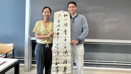 以书法艺术为纽带 西班牙友人感知泉城文化 读懂中国笔墨魅力