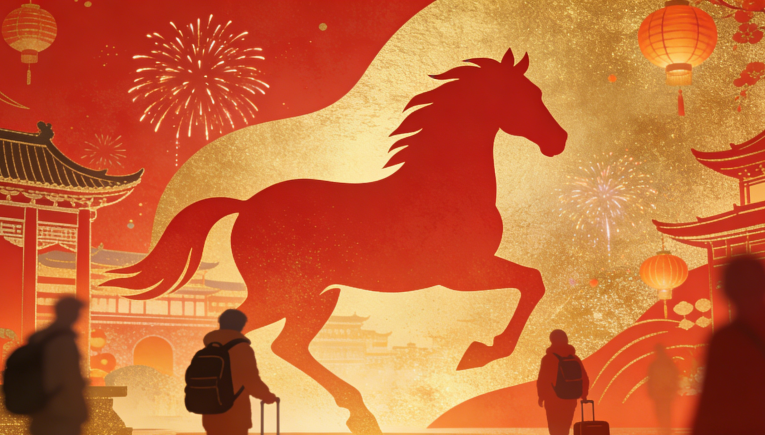 超长春节假期点燃文旅市场_fororder_生成思政学习海报