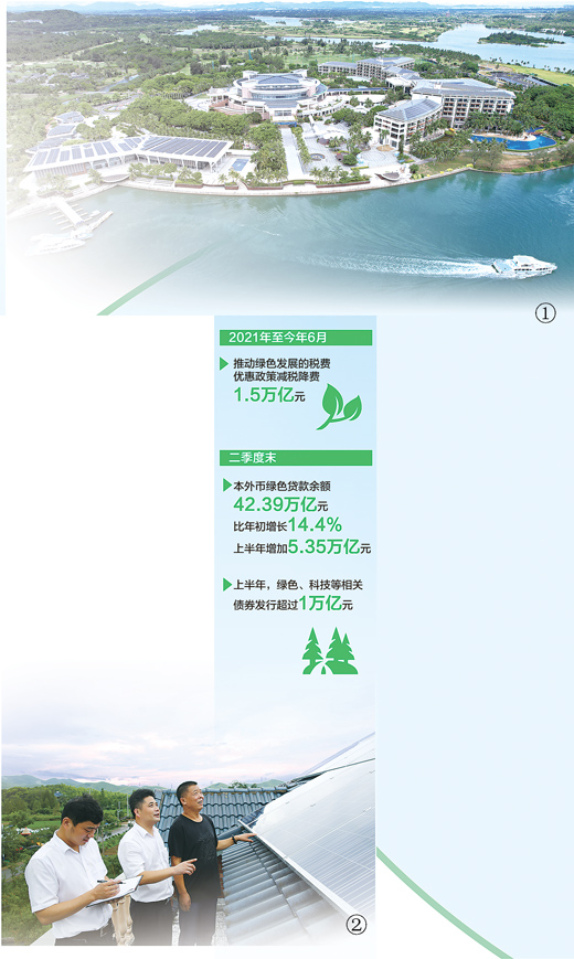 财税金融加力 促进发展增“绿”