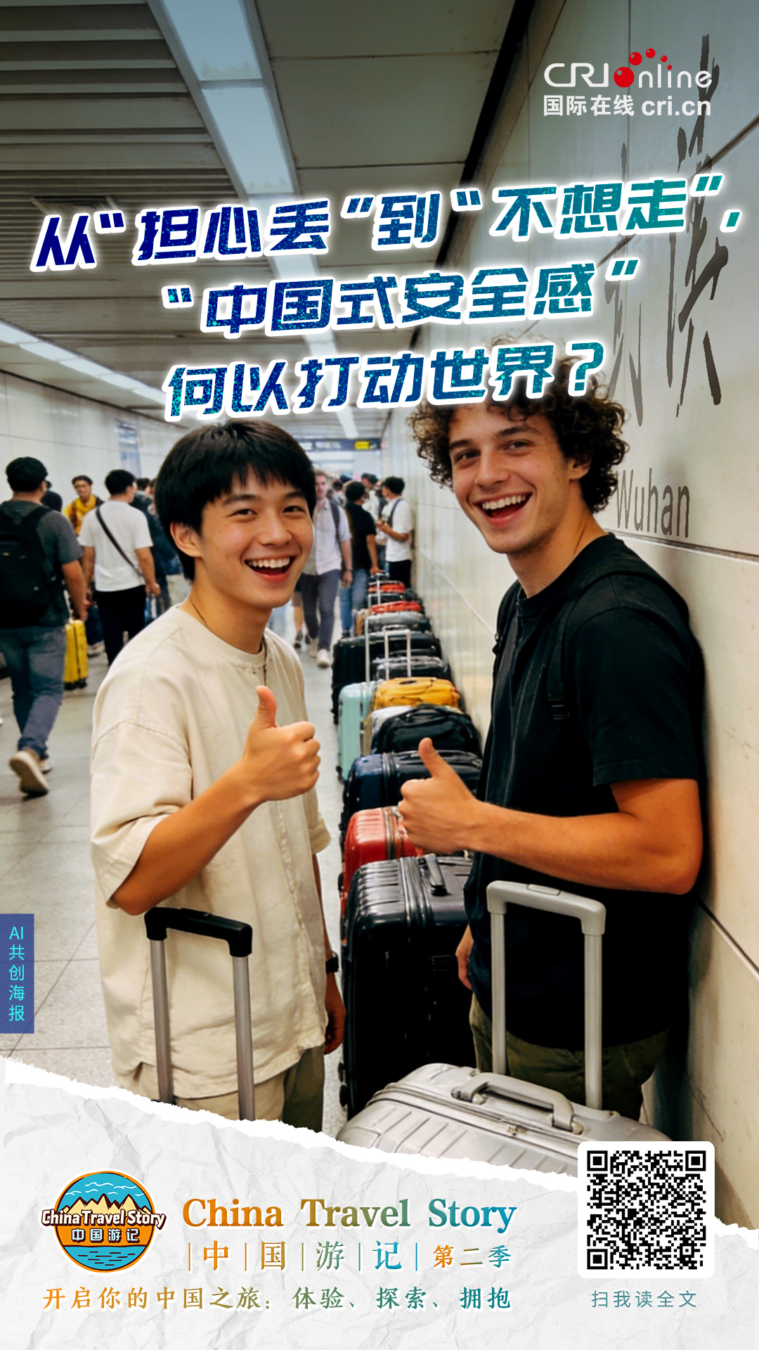 中国游记丨从“担心丢”到“不想走”，“中国式安全感”何以打动世界？（海报）