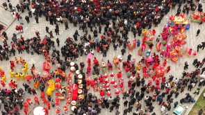 安徽五河：多彩非遗闹元宵