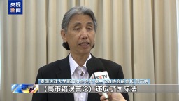 视频丨国际人士：高市错误言行威胁地区和平稳定