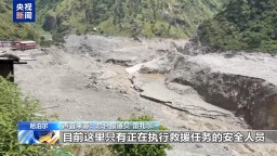 视频丨最新航拍画面显示尼泊尔泥石流受灾区多个村镇被毁
