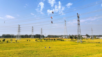 State Grid Huai’an Power Supply Company Installs Interphase Spacers to Mitigate Conductor Galloping