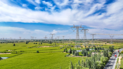 Conductor Stringing Completed on Gansu Lot 4 of the Gansu–Zhejiang ±800 kV UHVDC Transmission Project