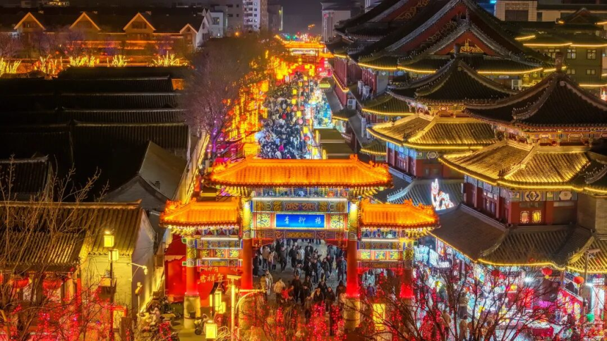 千年古镇灯火映运河 第29届杨柳青灯展上演文化盛宴