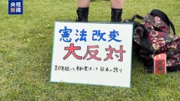 视频丨“反省战争是其出发点” 日本各界呼吁守护和平宪法
