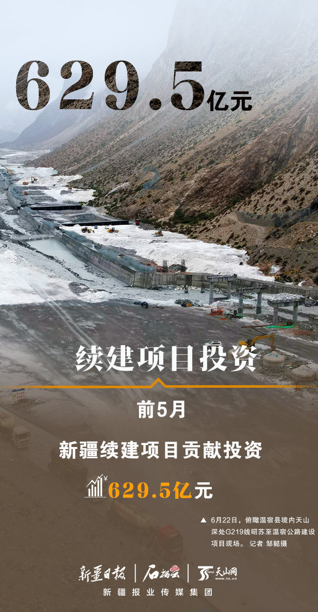 数说“新”变化｜完成投资近900亿元 前5月新疆重大项目建设按下“快进键”