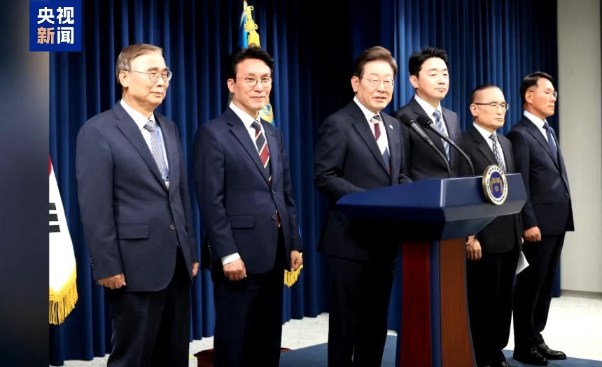 李在明公布韩国新政府人事安排 提名金民锡为总理候选人