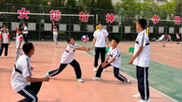 2025年校园排球公益行走进天津栖凤小学助力青少年排球发展