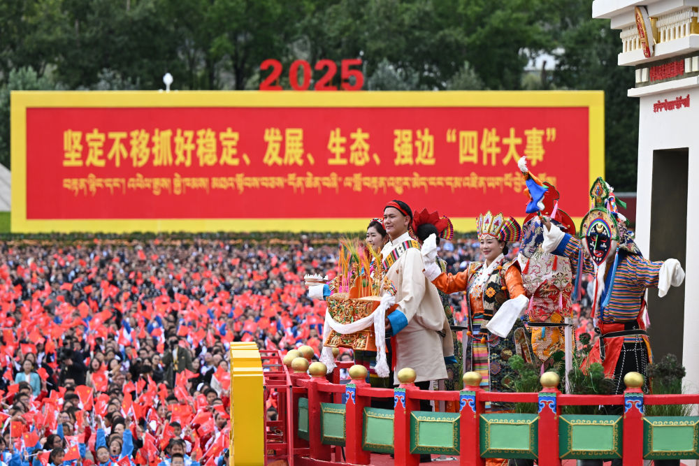 高清大图丨西藏自治区成立60周年庆祝大会现场直击