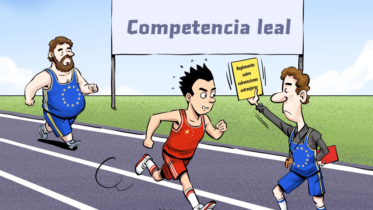 【Caricatura editorial】¿Competencia leal？