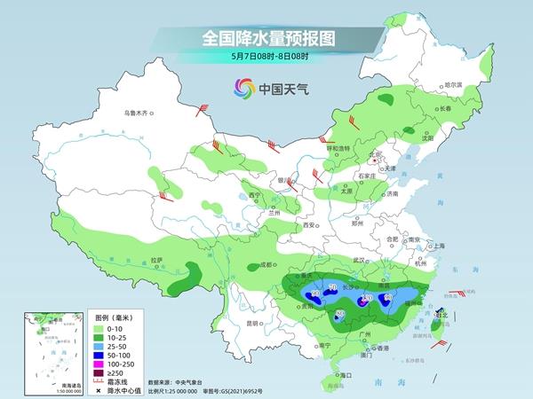 江南、华南较强降雨影响返程 北方大部分地区仍有风沙