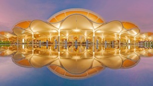 "Flower Crown of the Goat City" in Full Bloom: Guangzhou Baiyun International Airport Terminal 3 Put into Operation