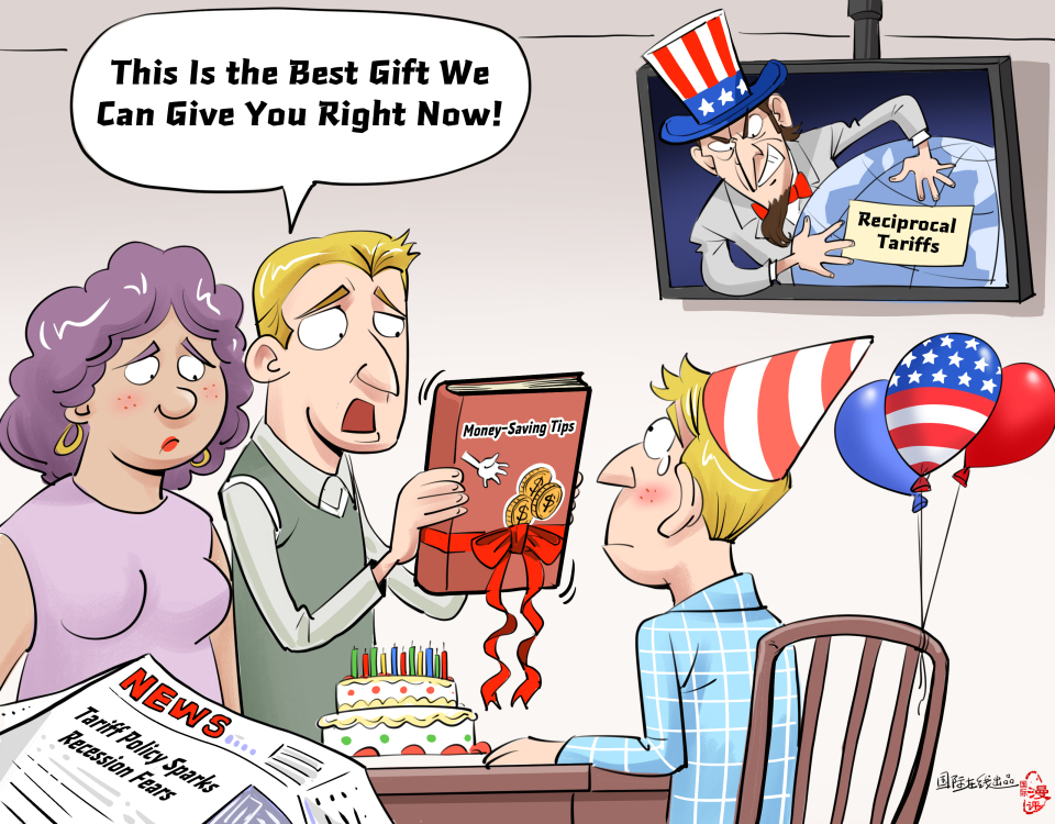 [International Editorial Cartoon] Giving Lessons from Experience_fororder_英【国际漫评】经验传授
