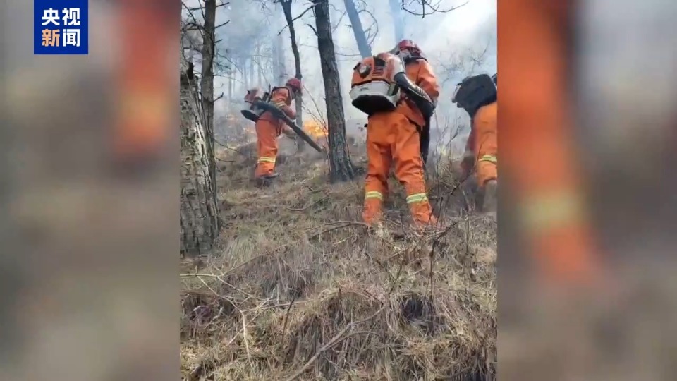 山西壶关县山火火势基本得到控制