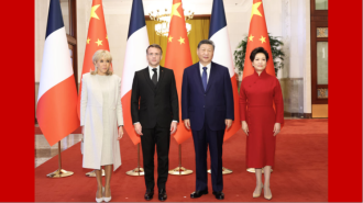 “让中法全面战略伙伴关系在‘新甲子’走得更稳更好”_fororder_时政红底