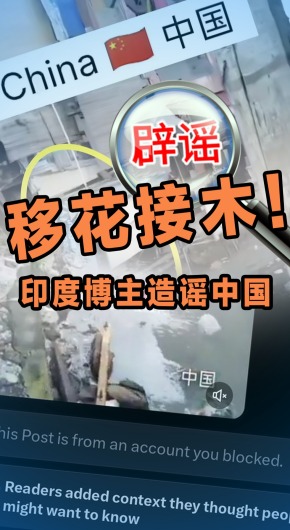 移花接木恶意抹黑！印度博主用菲律宾视频造谣中国_fororder_1(3)