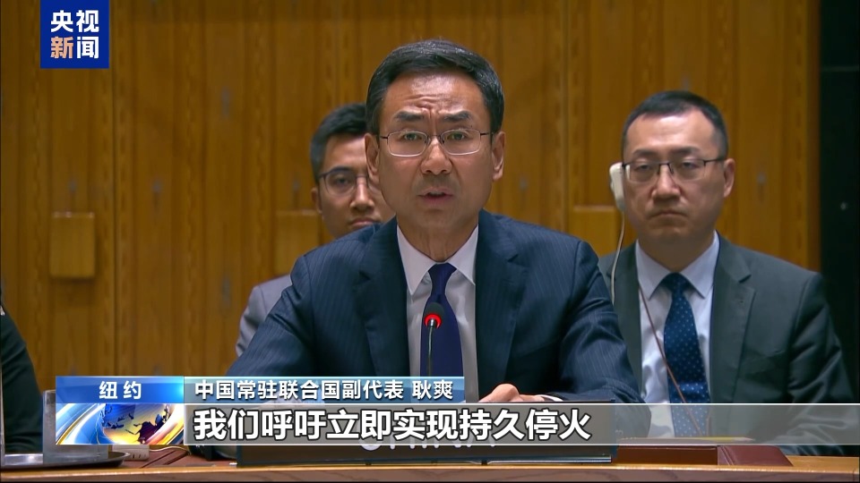 安理会举行巴以问题公开会 中方呼吁永久停火 重振“两国方案”