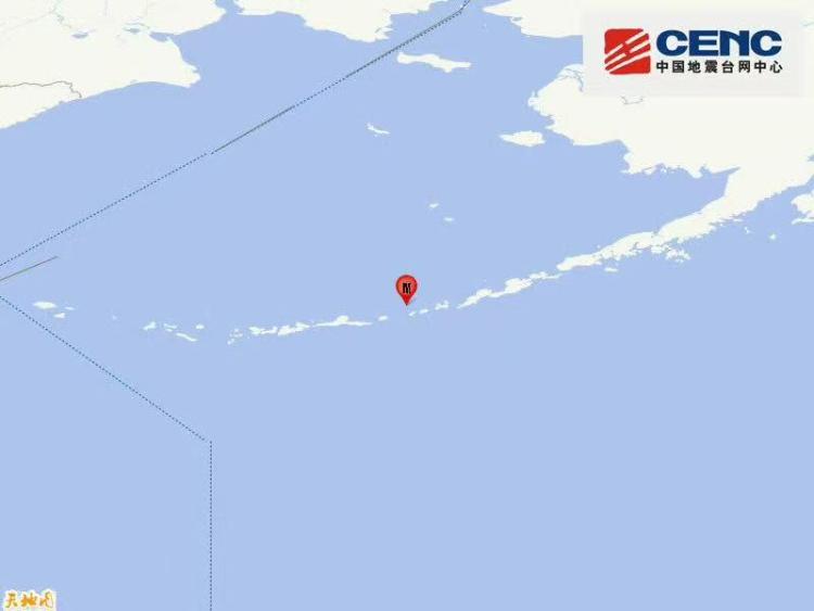 福克斯群岛发生6.5级地震 震源深度100公里