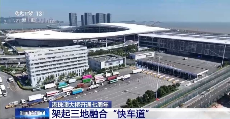 货流多、客流旺 港珠澳大桥七年发展“经贸民生两手抓”