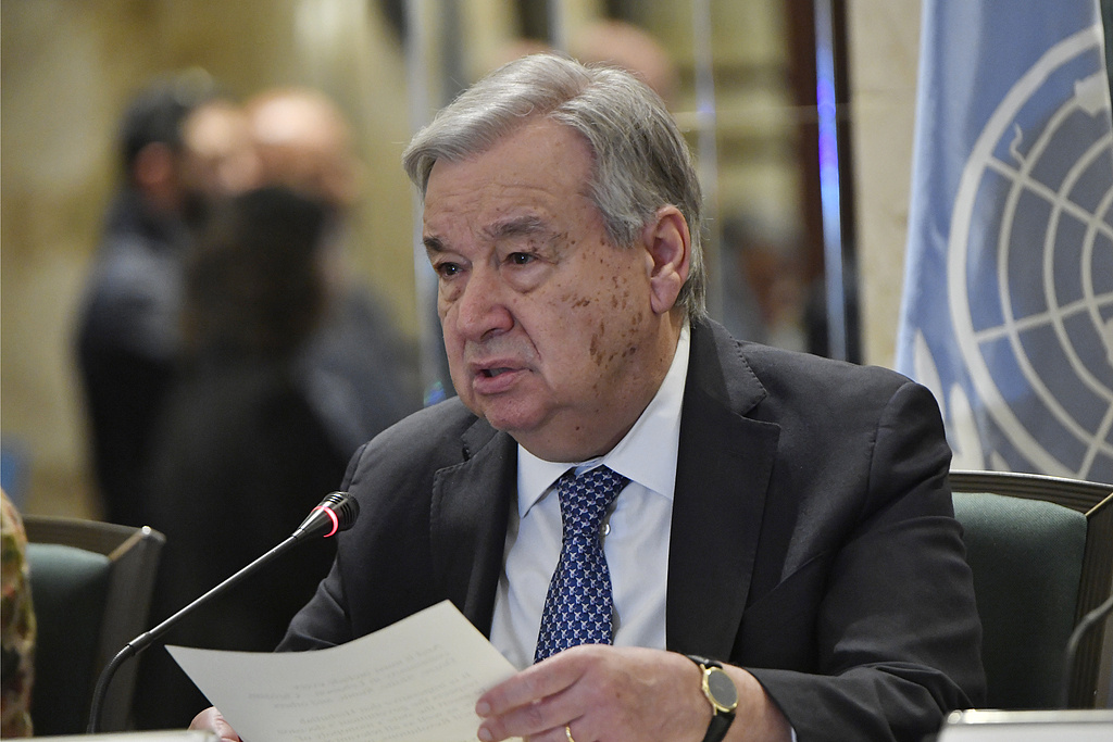 联合国秘书长敦促黎以冲突各方重返谈判桌