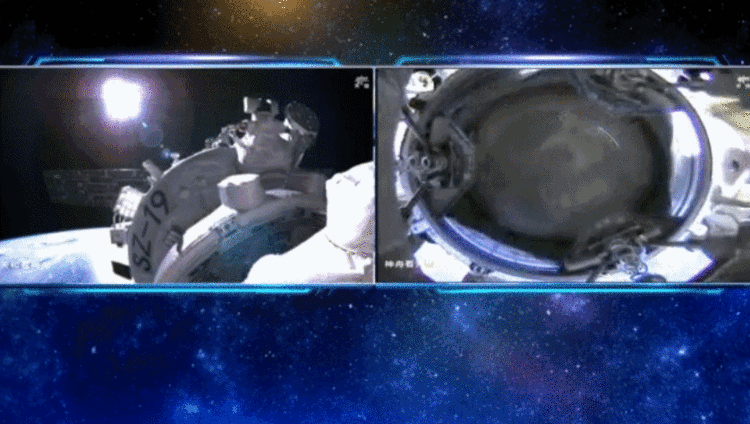 独家视频丨“太空之吻”上演！神舟十九号成功对接空间站