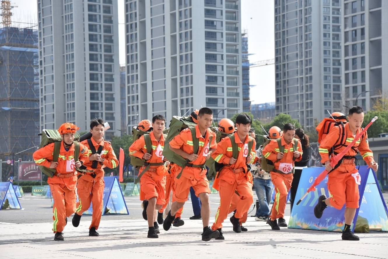 浙江省森林防扑火队伍业务技能竞赛在浙江永康举办