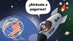 【Caricatura editorial】¡Atrévete a pegarme!