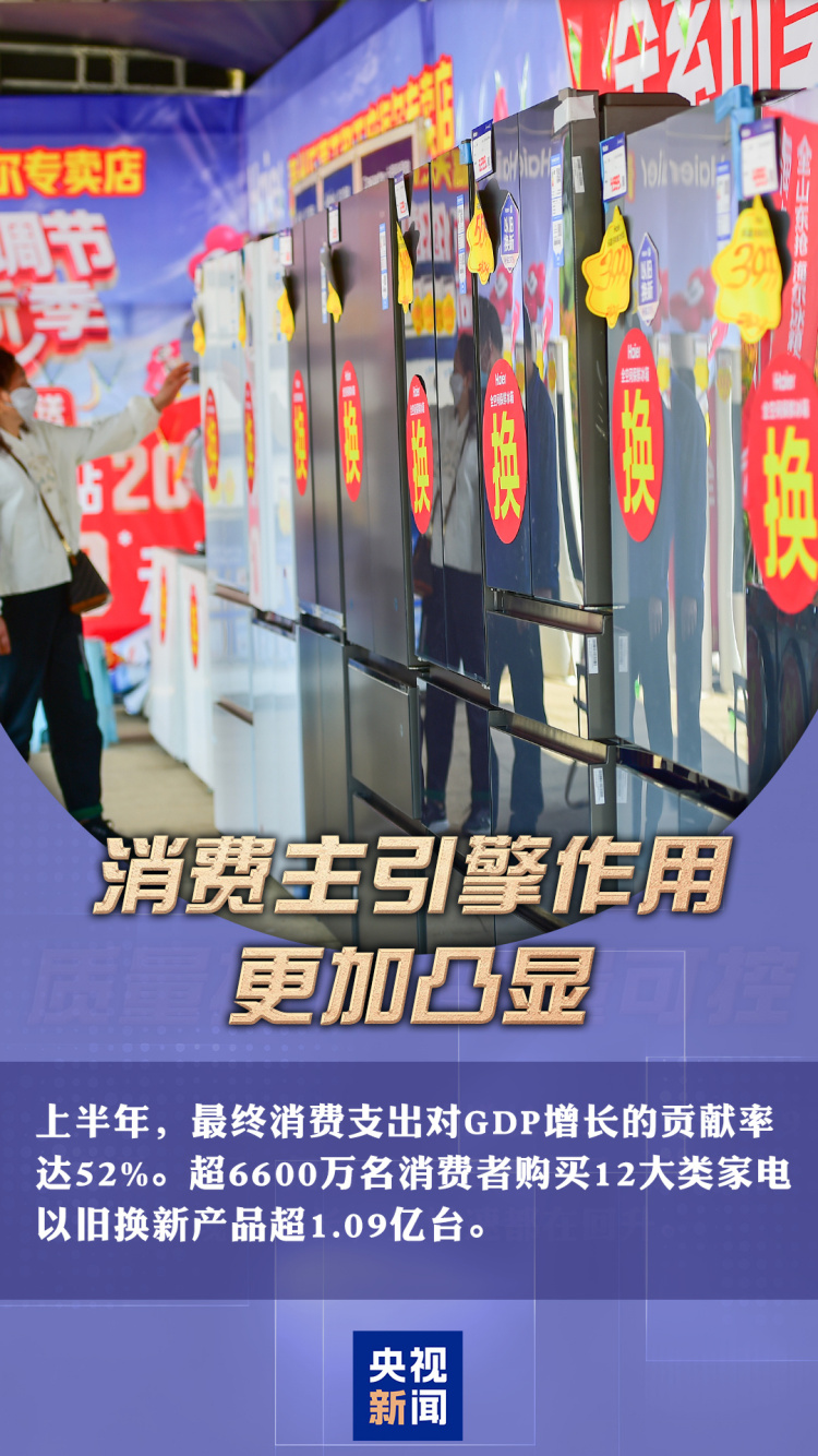 中国经济半年报丨重磅数据接连发布 多维度带你看中国发展“节节高”