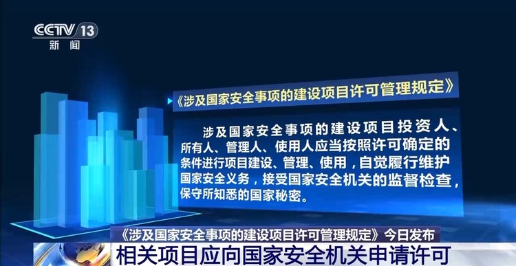 国家安全事项的建设项目是什么？哪些需要申请许可？规定来了