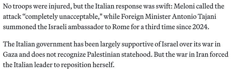 全球媒体聚焦｜外媒：国内不满促使意大利政府对以色列外交转向_fororder_2