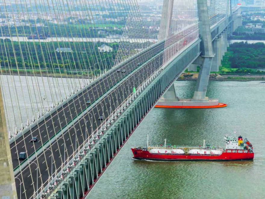 The Changtai Yangtze River Bridge, the World’s Longest-Span Cable-Stayed Bridge, Officially Opens to Traffic_fororder_图片2