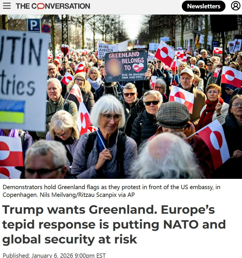 资讯很有聊｜美国对格陵兰岛步步紧逼 是看准了欧洲软弱无力？_fororder_4