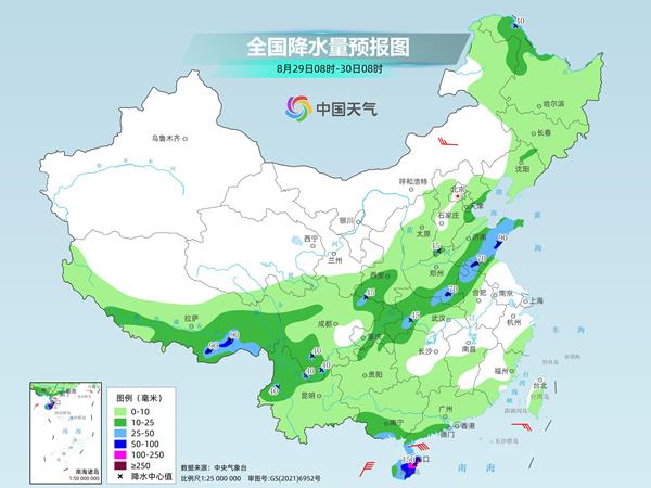 今天东北华南等地将现较强降雨 黄淮南部高温仍将持续