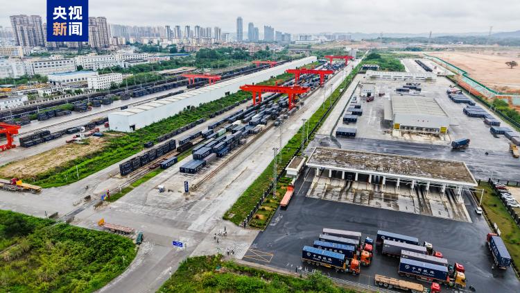 今年上半年广西始发中越班列发货量同比增长283%