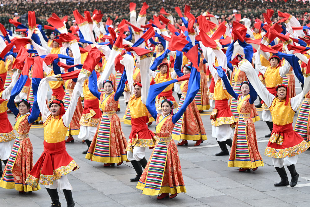 高清大图丨西藏自治区成立60周年庆祝大会现场直击
