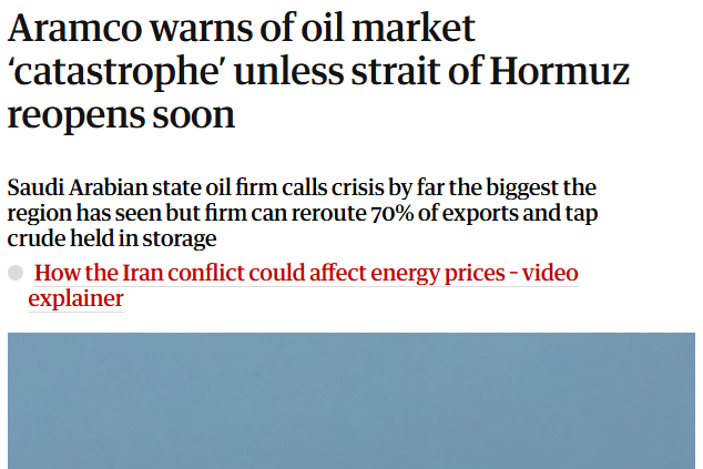 深观察 | 中东战火冲击全球商业：能源、航运与关键供应链全面承压