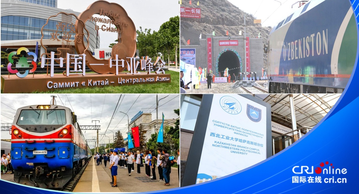 【讲习所·中国与世界】中国－中亚命运共同体建设展现出凝聚力、创造力、行动力_fororder_背景蓝横(1)(1)