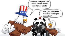 【Caricatura editorial】Revela sus propios trapos sucios