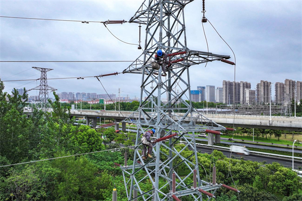 State Grid Huai'an Power Supply Company: New Conductors Boost Power Transmission Capacity_fororder_图片1