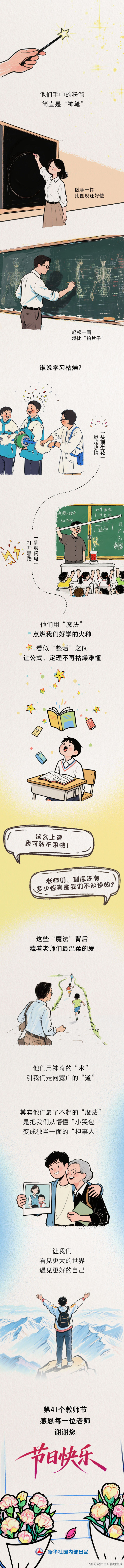 AI画报｜原来我的老师会“魔法”