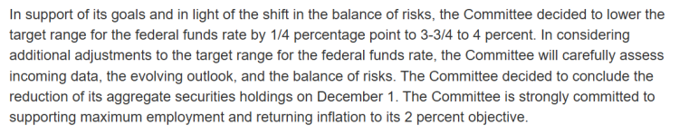 闪评丨美联储12月停止“缩表”影响几何？