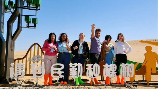 “丝路IP 机遇中国”｜外国网红博主在武威 触摸发展肌理 见证古今交融