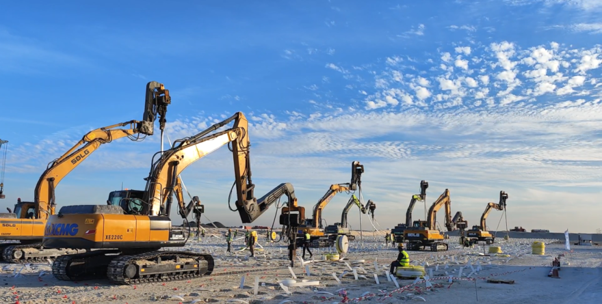 CHEC Completes Preliminary Earthworks for Steel Plant at Ras Al-Khair, Saudi Arabia_fororder_图片1