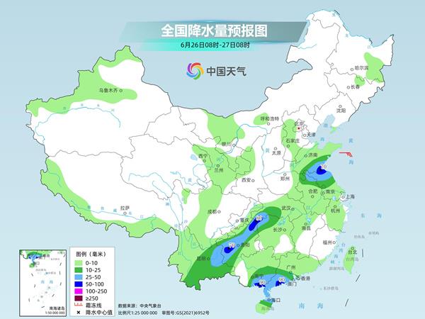 湖南湖北等地需警惕降雨次生灾害 江南东部高温明起增多