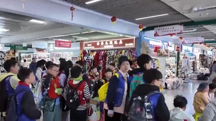 视频丨萌娃化身“小掌柜” 义乌小商品市场变身研学课堂